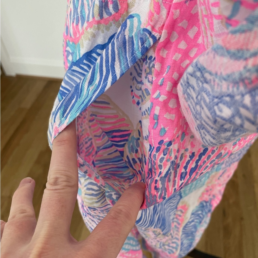 Lilly Pulitzer Shaela Button-up Dress, “Roar of the Seas” Print, Size small - Picture 9 of 16